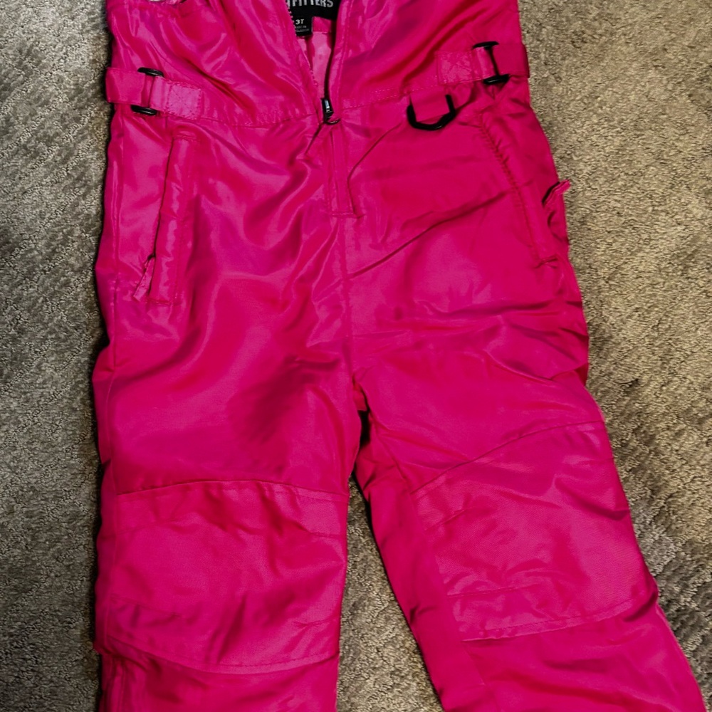 Pink Kids Snow Pants